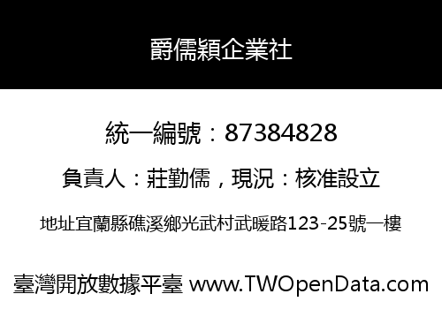 爵儒穎企業社