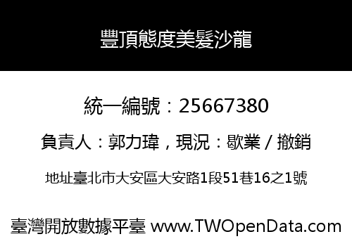豐頂態度美髮沙龍