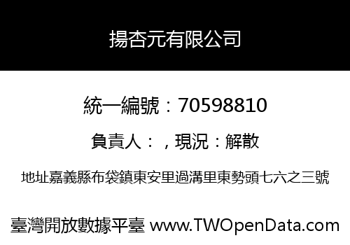揚杏元有限公司