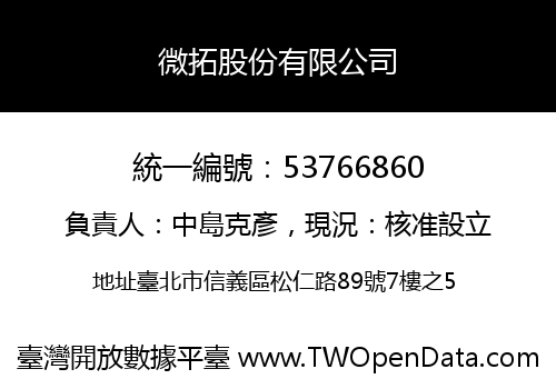 微拓股份有限公司