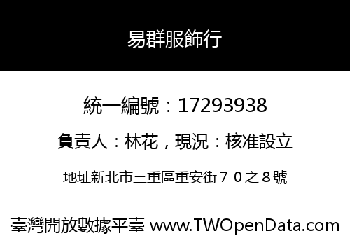 易群服飾行