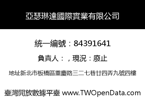 亞瑟琳達國際實業有限公司
