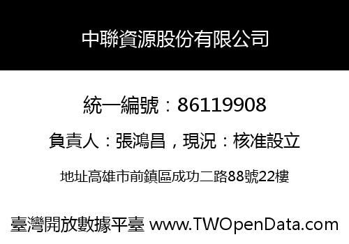 中聯資源股份有限公司