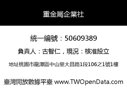 重金屬企業社