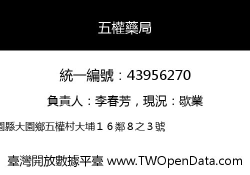五權藥局