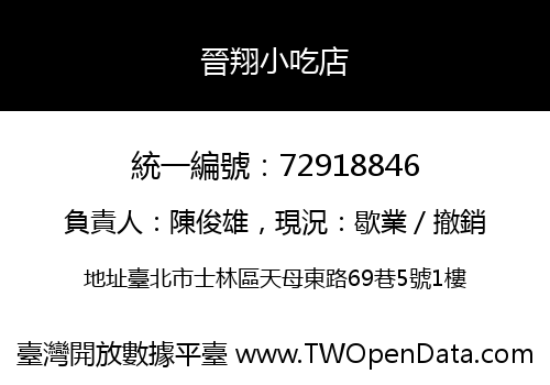晉翔小吃店