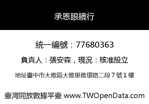 承恩眼鏡行