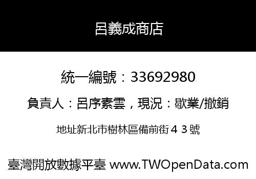 呂義成商店