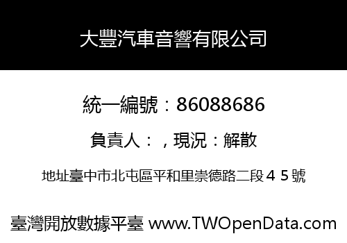 大豐汽車音響有限公司