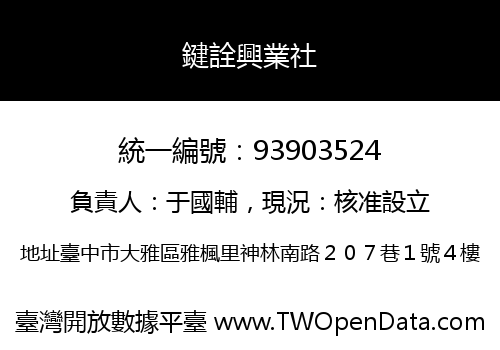 鍵詮興業社