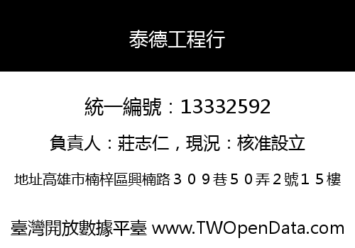 泰德工程行