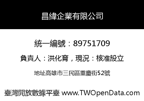 昌緯企業有限公司