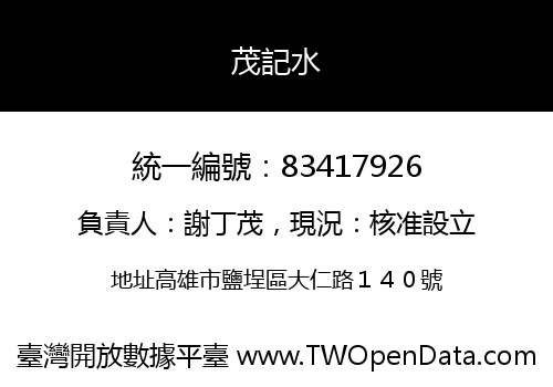 茂記水