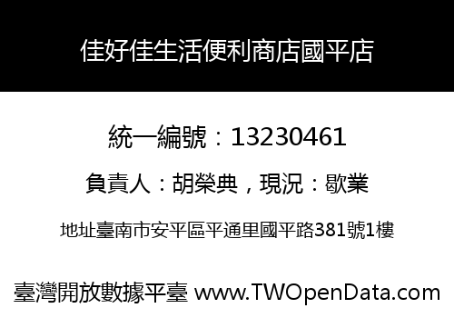 佳好佳生活便利商店國平店