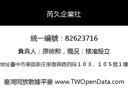 芮久企業社