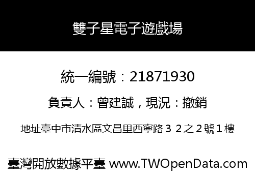 雙子星電子遊戲場