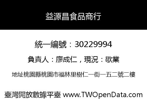 益源昌食品商行