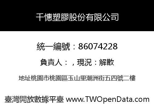 千憓塑膠股份有限公司