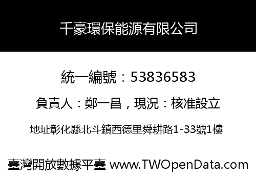 千豪環保能源有限公司