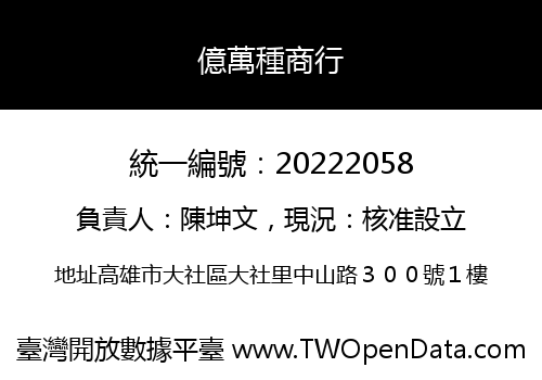 億萬種商行