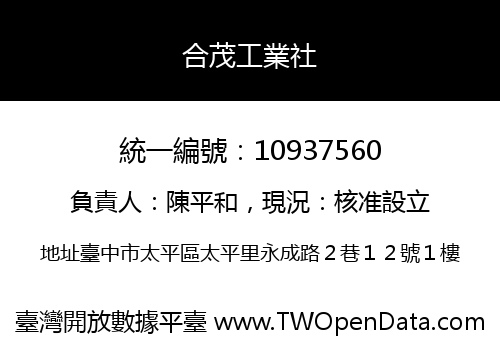 合茂工業社