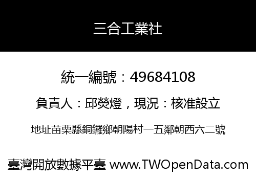 三合工業社