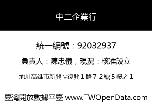 中二企業行