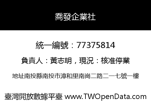喬發企業社