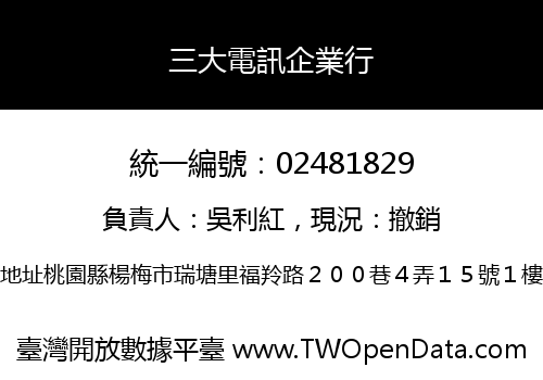 三大電訊企業行