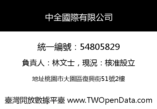 中全國際有限公司