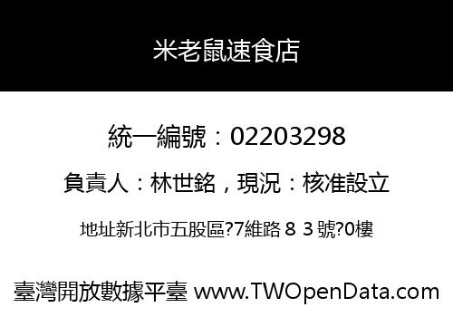 米老鼠速食店