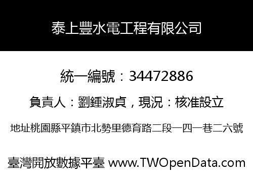 泰上豐水電工程有限公司