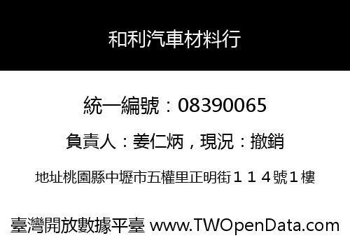 和利汽車材料行