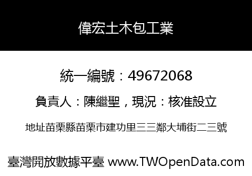 偉宏土木包工業