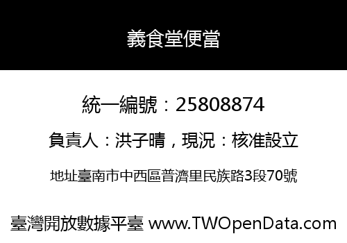 義食堂便當