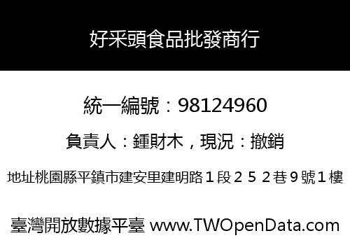 好釆頭食品批發商行