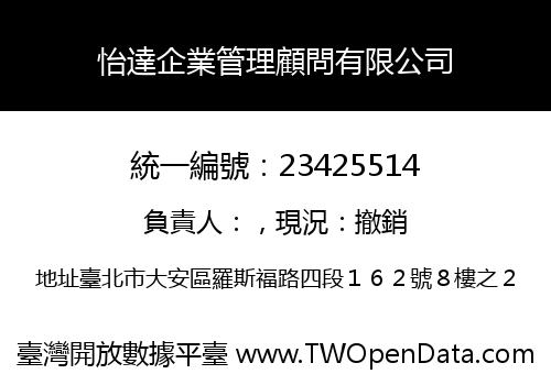 怡達企業管理顧問有限公司