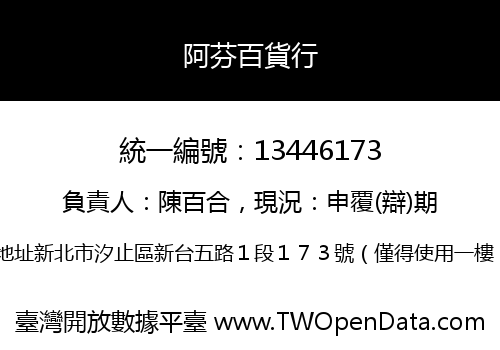 阿芬百貨行
