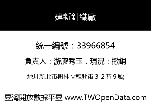 建新針織廠