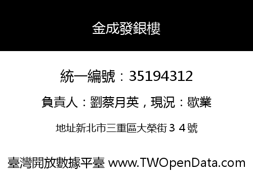 金成發銀樓