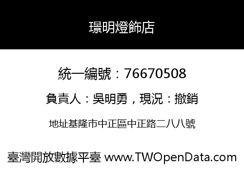 璟明燈飾店
