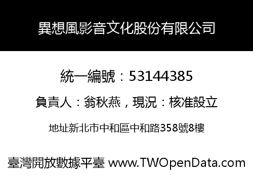 異想風影音文化股份有限公司