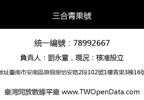 三合青果號