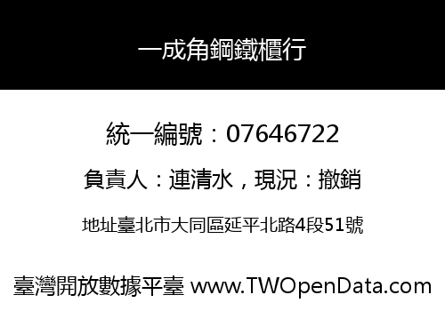 一成角鋼鐵櫃行