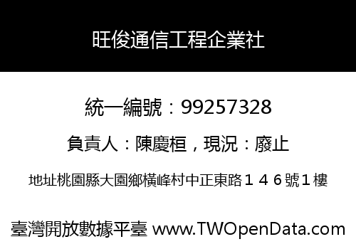 旺俊通信工程企業社