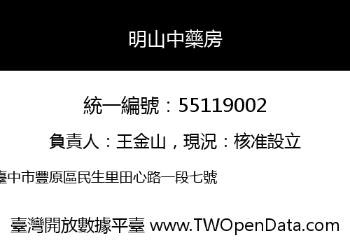 明山中藥房