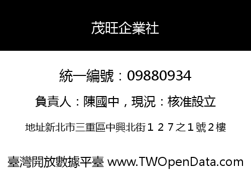 茂旺企業社