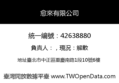 愈來有限公司