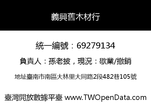 義興舊木材行