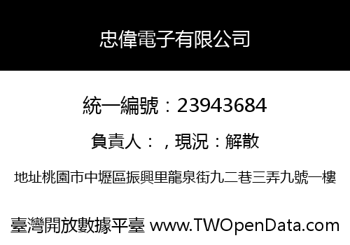 忠偉電子有限公司